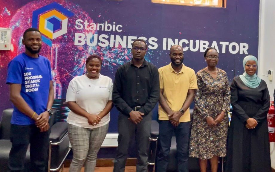 African business partnership handshake